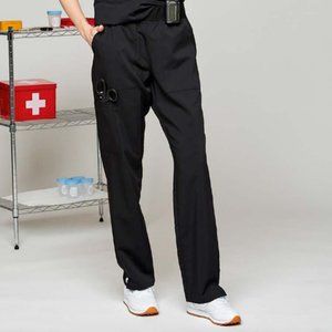 Scrubology Black Scrub Pants XL TALL